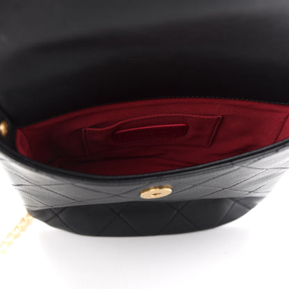 Chanel Calfskin Quilted Pearl Small About Pearls Hobo Bag Black 5 of 9