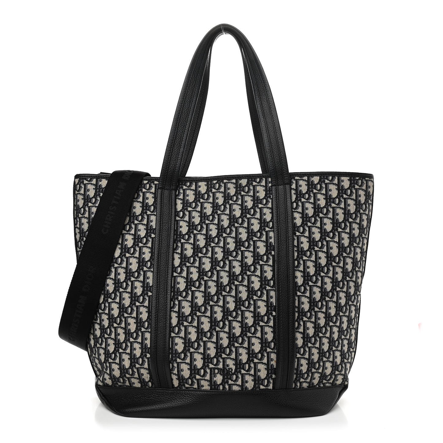 HOMME Oblique Grained Calfskin Tote Blue