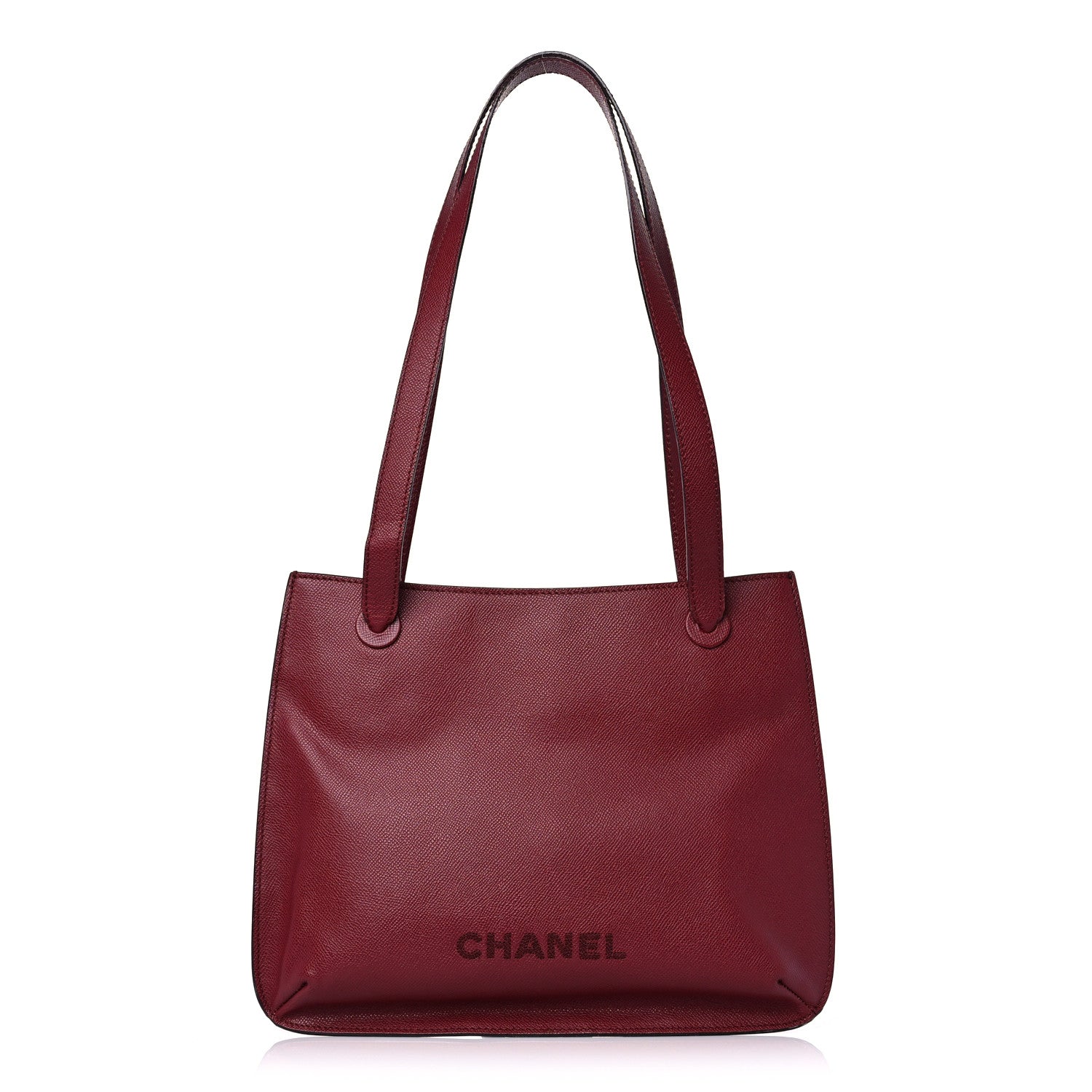 Chanel Caviar Shoulder Bag Burgundy 1 of 21