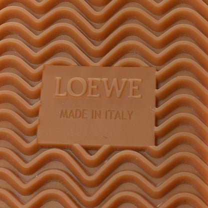 Loewe Nylon Suede Denim Flow Retro Runner Sneakers 38 White 7 of 8