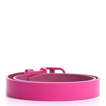 Balenciaga Shiny Box Calfskin BB 25mm Thin Belt 75 30 Fuchsia 2 of 5