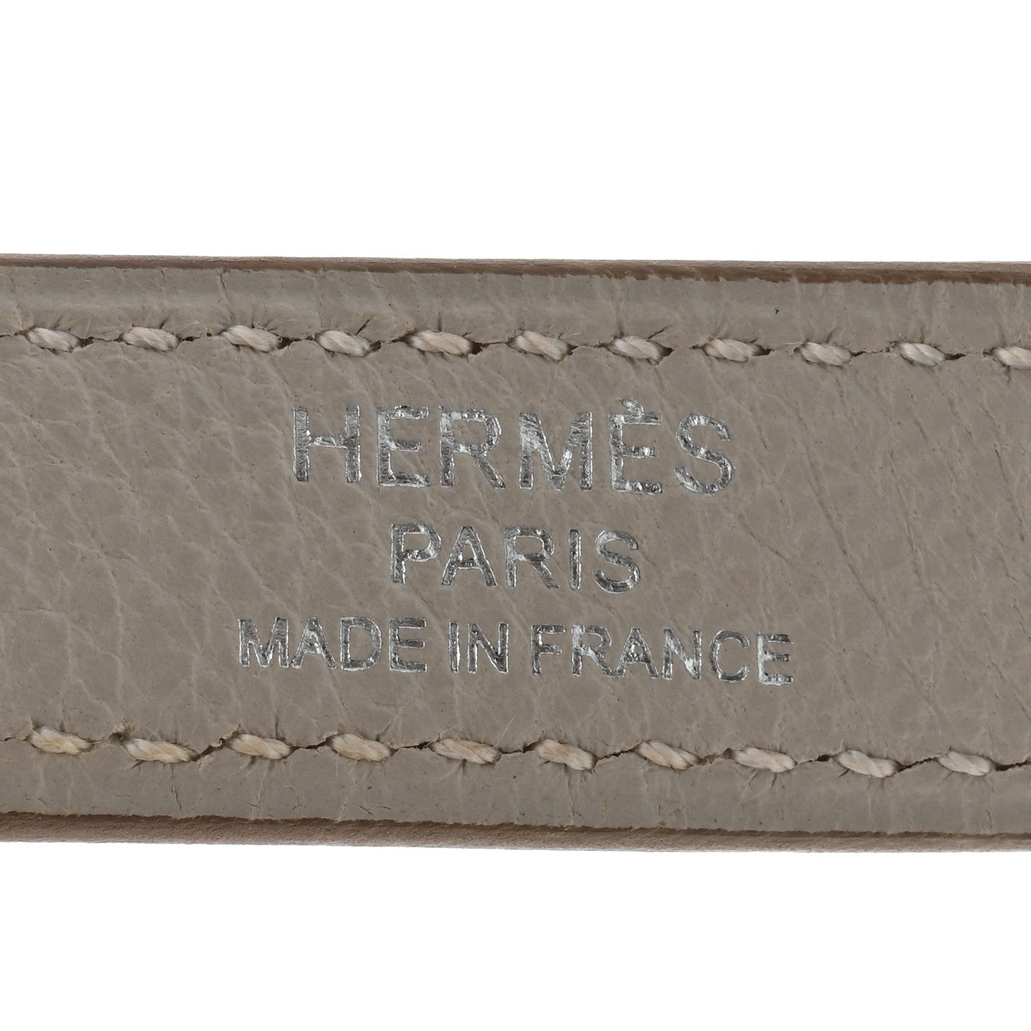 Hermes Togo Kelly Shoulder Strap Gris Perle 3 of 5