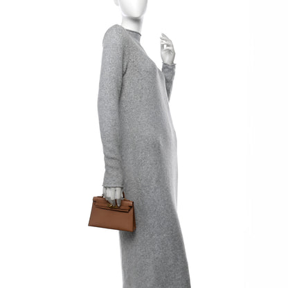 Hermes Chevre Mysore Mini Kelly Sellier 20 Quebracho 2 of 14