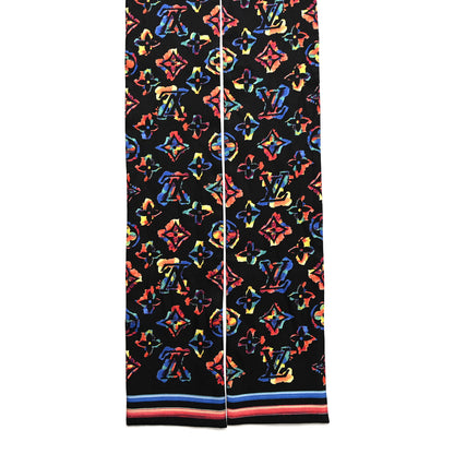 Louis Vuitton Silk Monogram Rainbow Bandeau Black 2 of 5