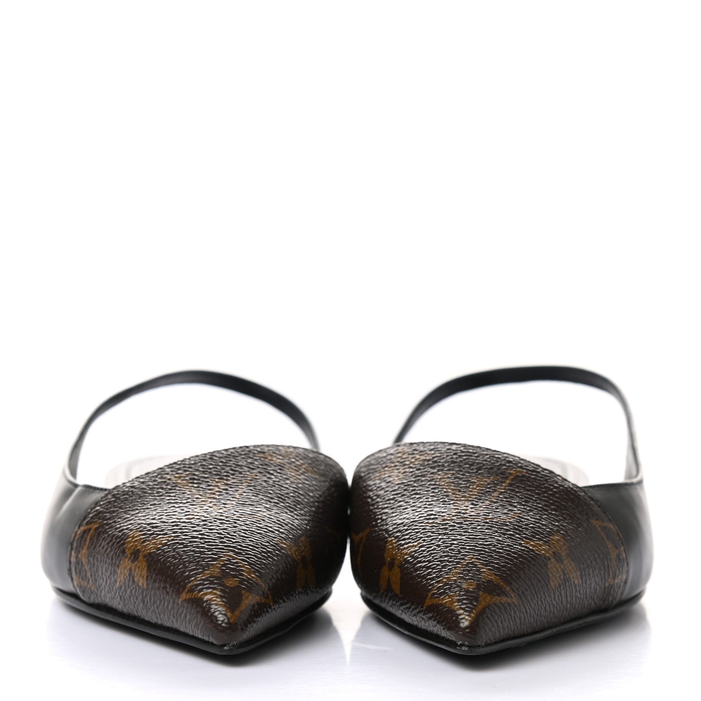 Patent Monogram Cherie Slingback Ballerina Flats 35