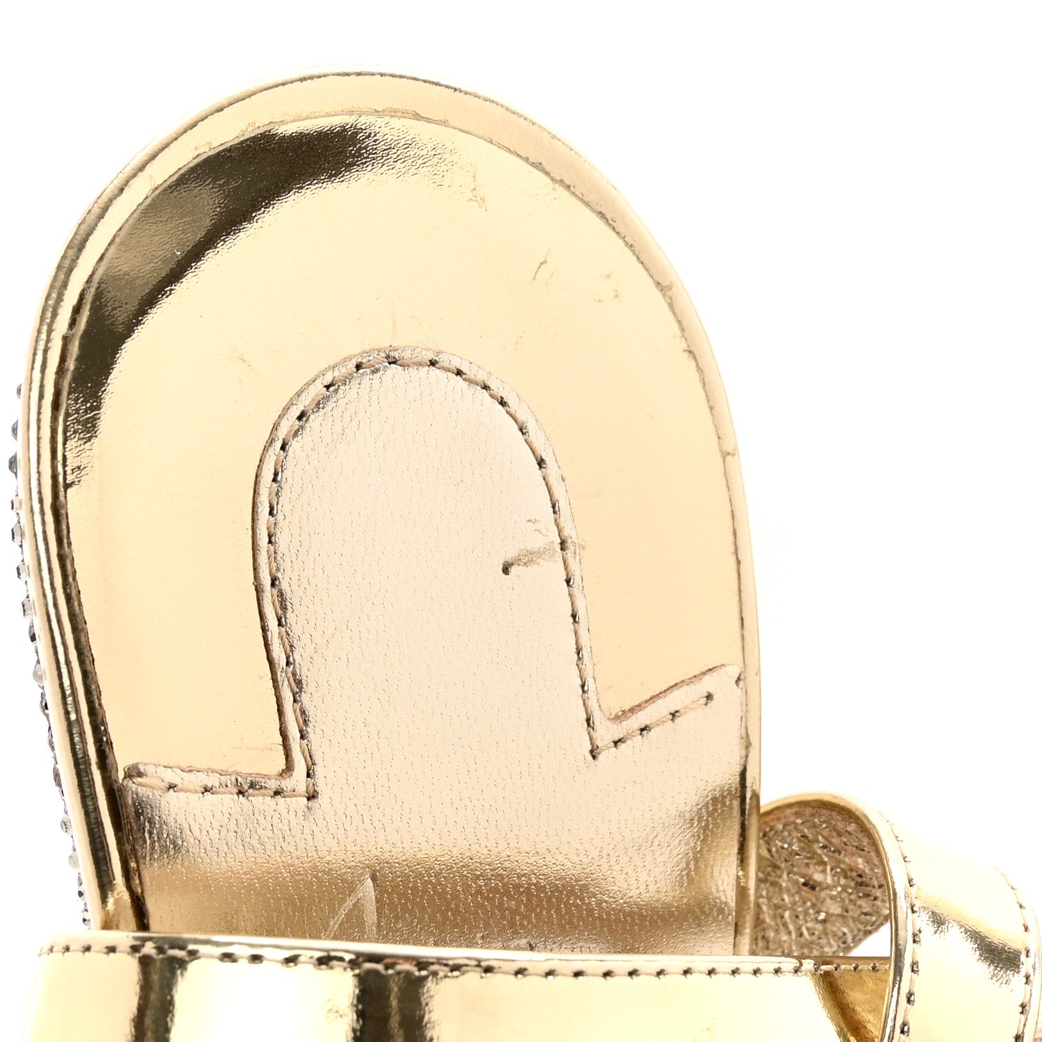 Christian Louboutin Specchio Arch Queen Strass 100 Platform Sandals 39 Platine 8 of 12