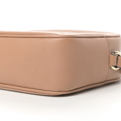 Gucci Pebbled Calfskin Small Soho Disco Bag Camelia 10 of 11