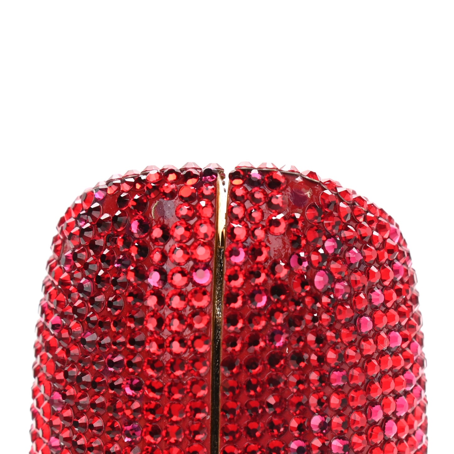 Crystal Lipstick Seductress Minaudiere Clutch Multicolor
