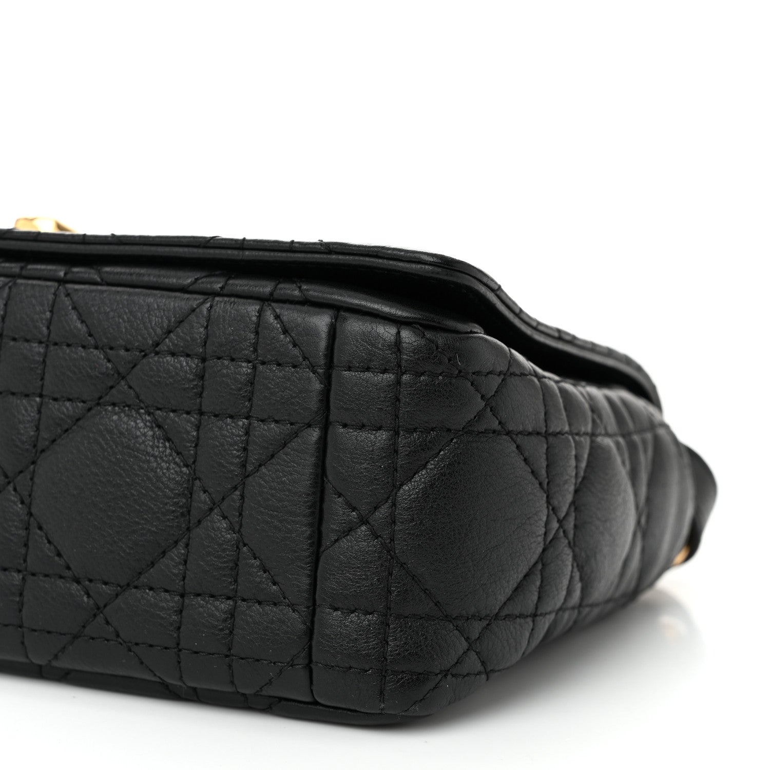 Christian Dior Calfskin Cannage Small Caro Bag Black 10 of 10