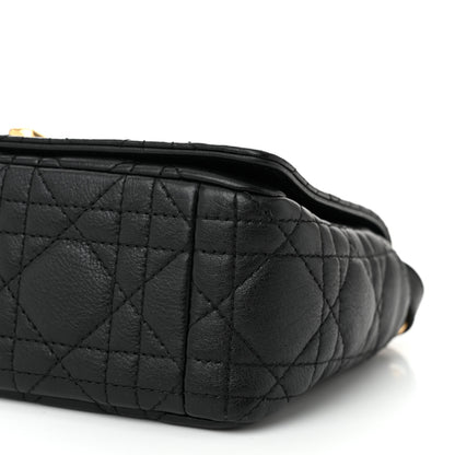 Christian Dior Calfskin Cannage Small Caro Bag Black 10 of 10