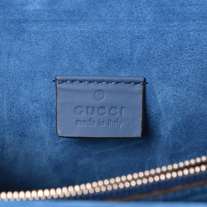 Gucci GG Supreme Monogram Blooms Medium Dionysus Shoulder Bag Beige Navy Vintage Blue 7 of 8