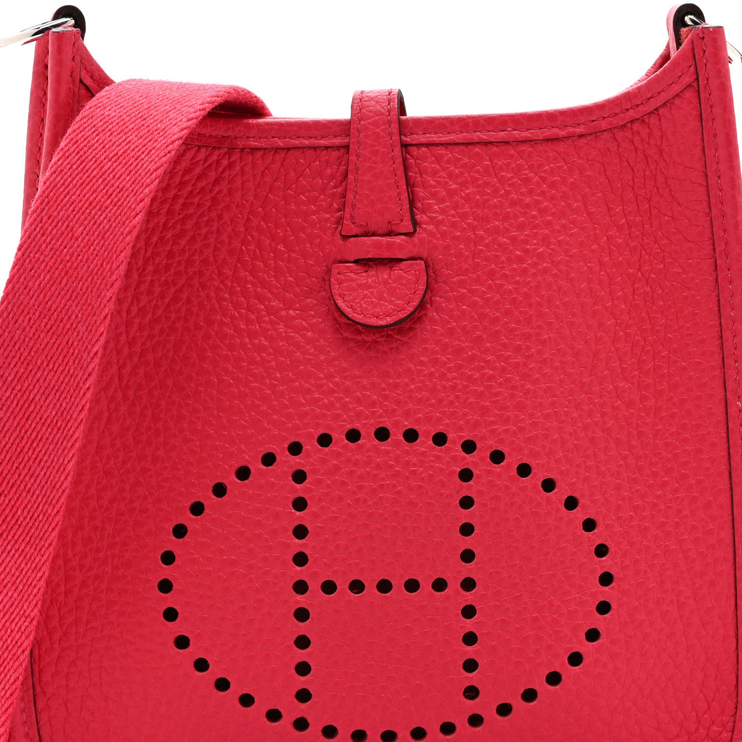 Hermes Taurillon Clemence Evelyne TPM Rose Extreme 8 of 10
