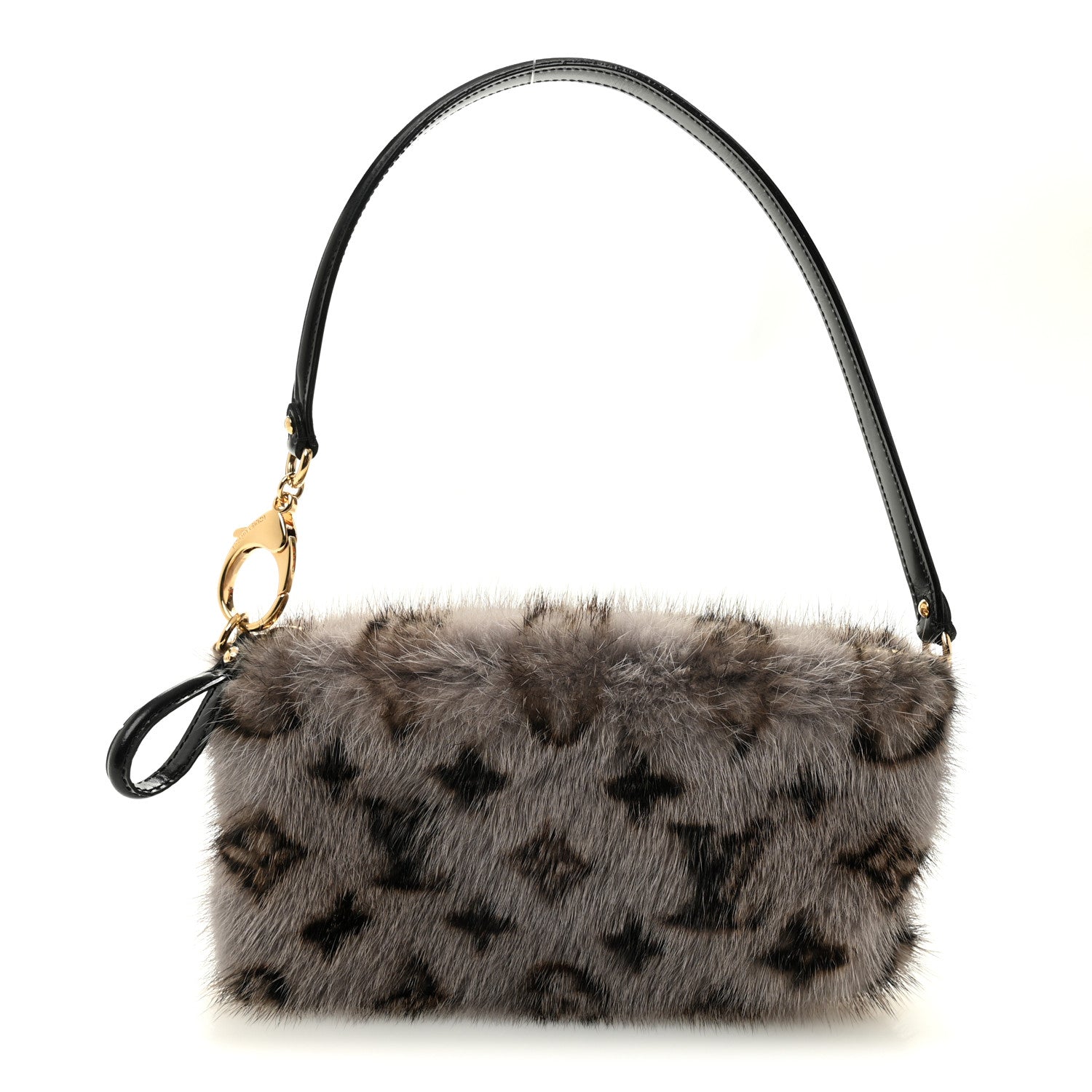 Louis Vuitton Monogram Mink Vison Milla MM Grey 1 of 9