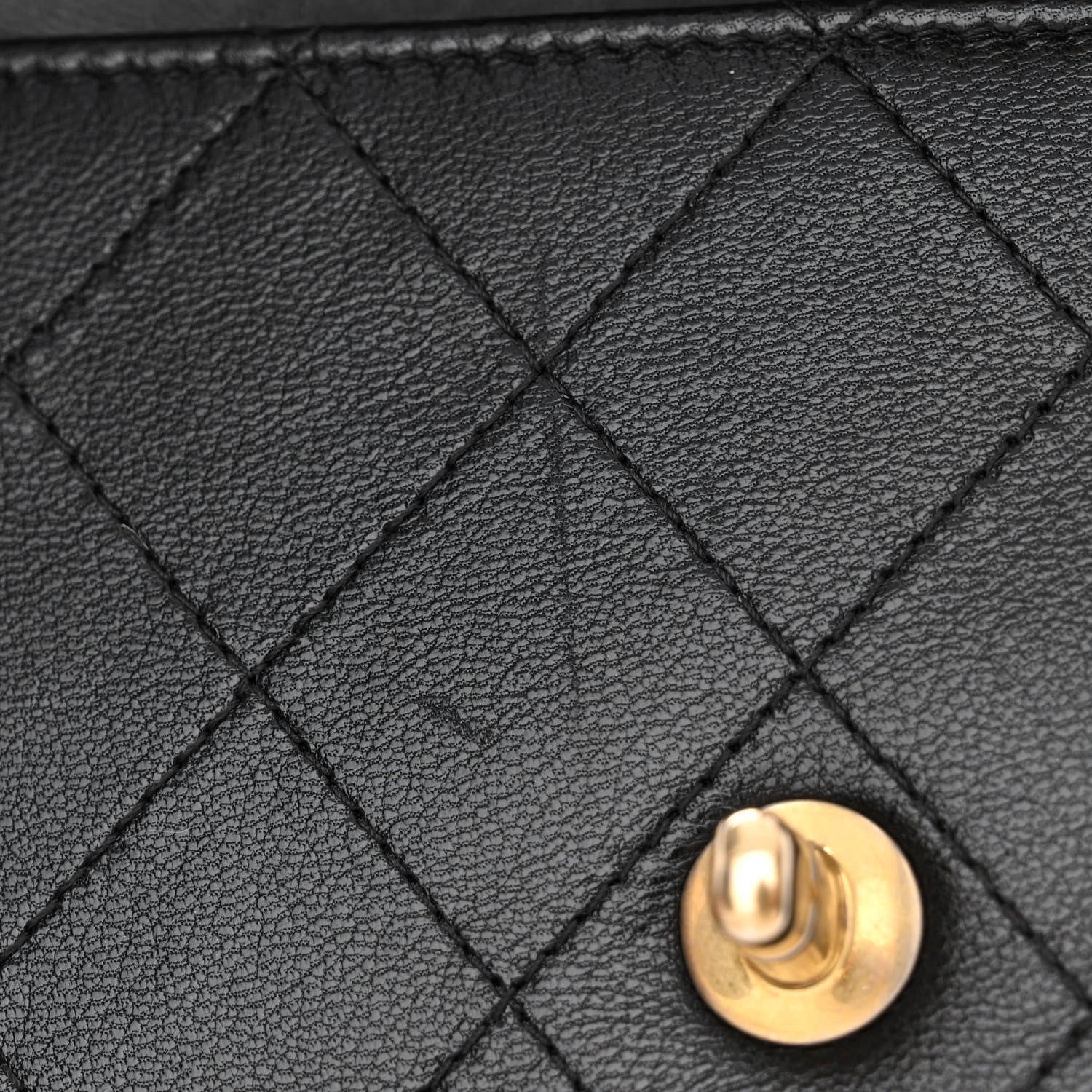 Chanel Goatskin Quilted Chic Pearls Clutch With Chain Black 12 of 12