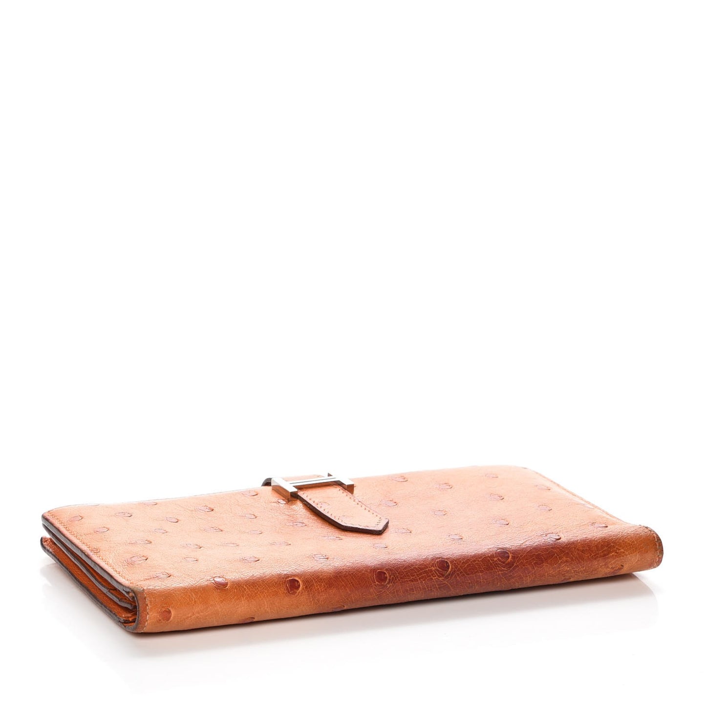 Ostrich Bearn Gusset Wallet Orange