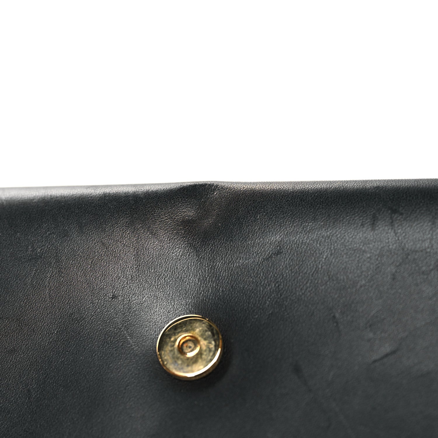 Saint Laurent Calfskin Classic Monogram Tassel Clutch Black 13 of 14