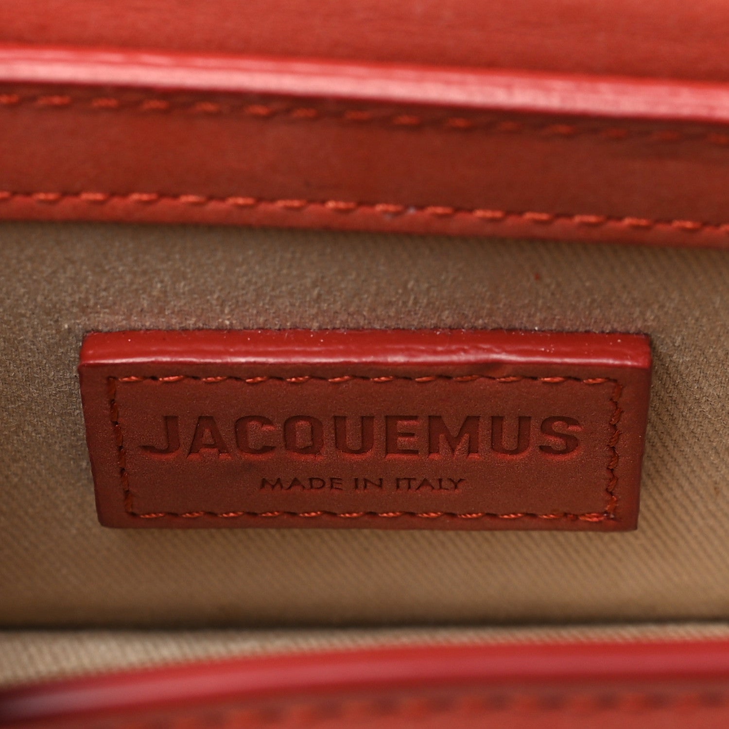 Jacquemus Nubuck Le Chiquito Red 6 of 11