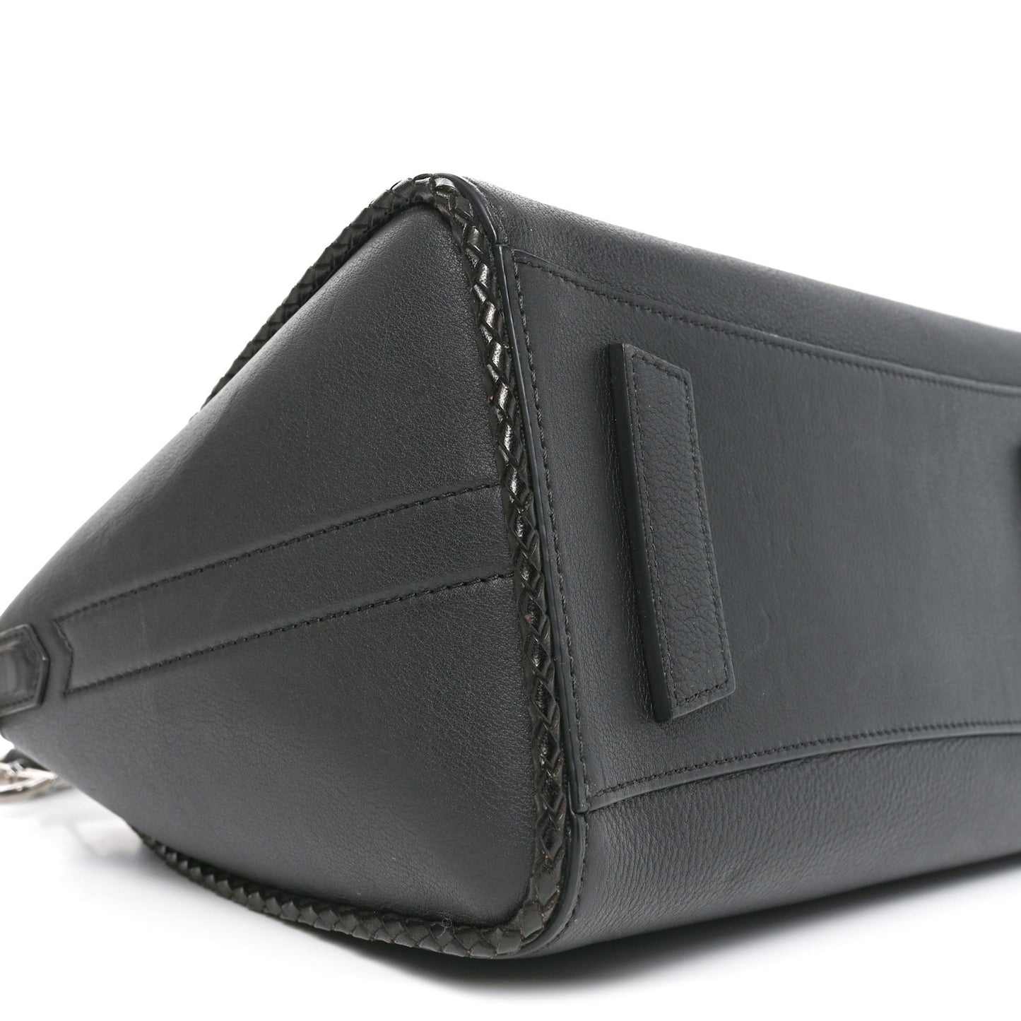 Calfskin Braid Small Antigona Black