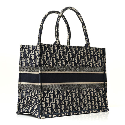 Christian Dior Oblique Medium Book Tote Blue Multicolor 2 of 5