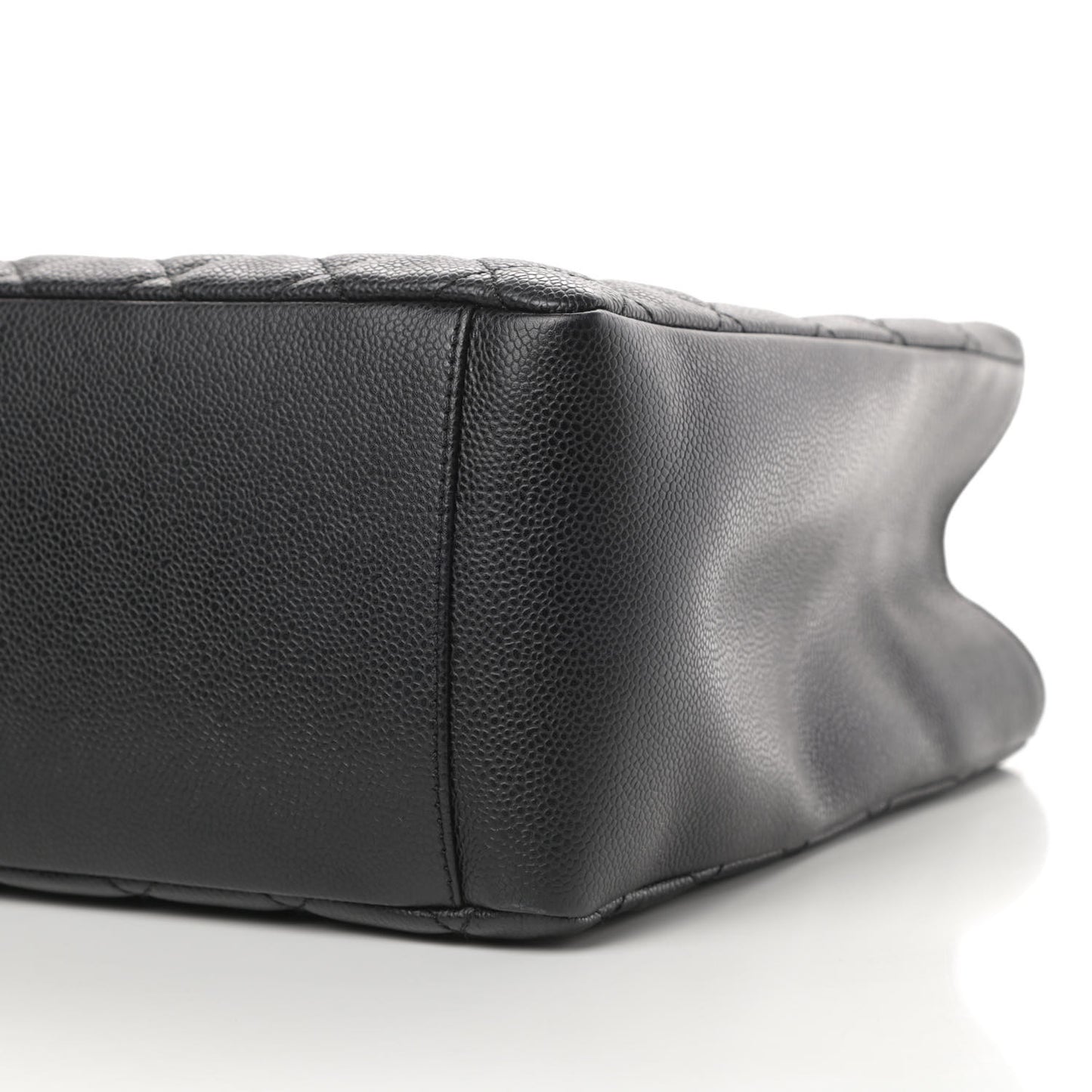 Caviar Quilted Grand Shopping Tote GST Black