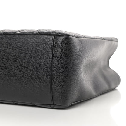 Chanel Caviar Quilted Grand Shopping Tote GST Black 10 of 14