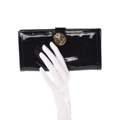 Gucci Patent Hysteria Continental Wallet Black 2 of 11