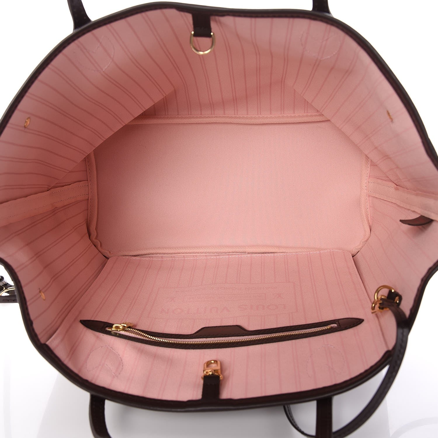 Louis Vuitton Damier Ebene Neo Neverfull MM Rose Ballerine 5 of 8