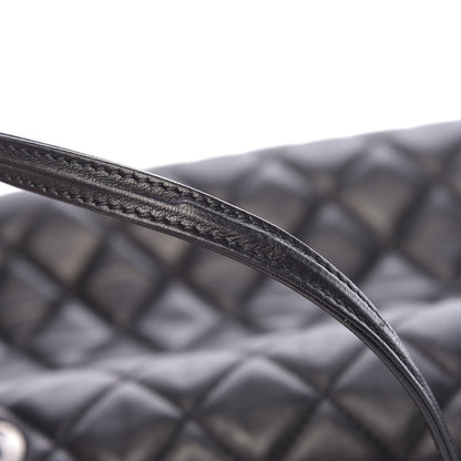 Chanel Lambskin Quilted Shoulder Bag Black 9 of 14