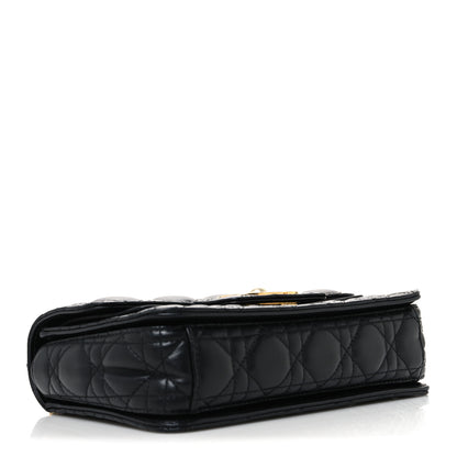Christian Dior Calfskin Cannage Small Dior Jolie Top Handle Black 4 of 12