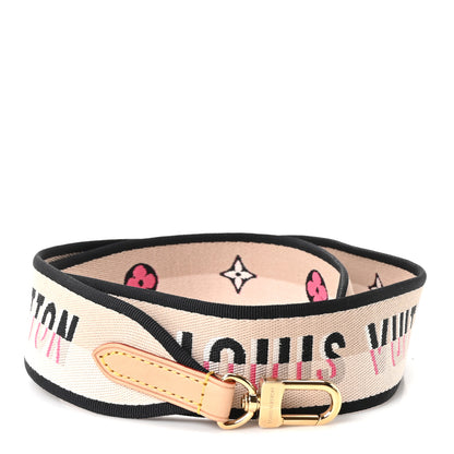 Louis Vuitton Jacquard Diane Shoulder Strap Black 1 of 3
