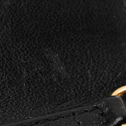 Chanel Lambskin Quilted Chanel 19 Flap Coin Purse With Chain Black 14 of 15