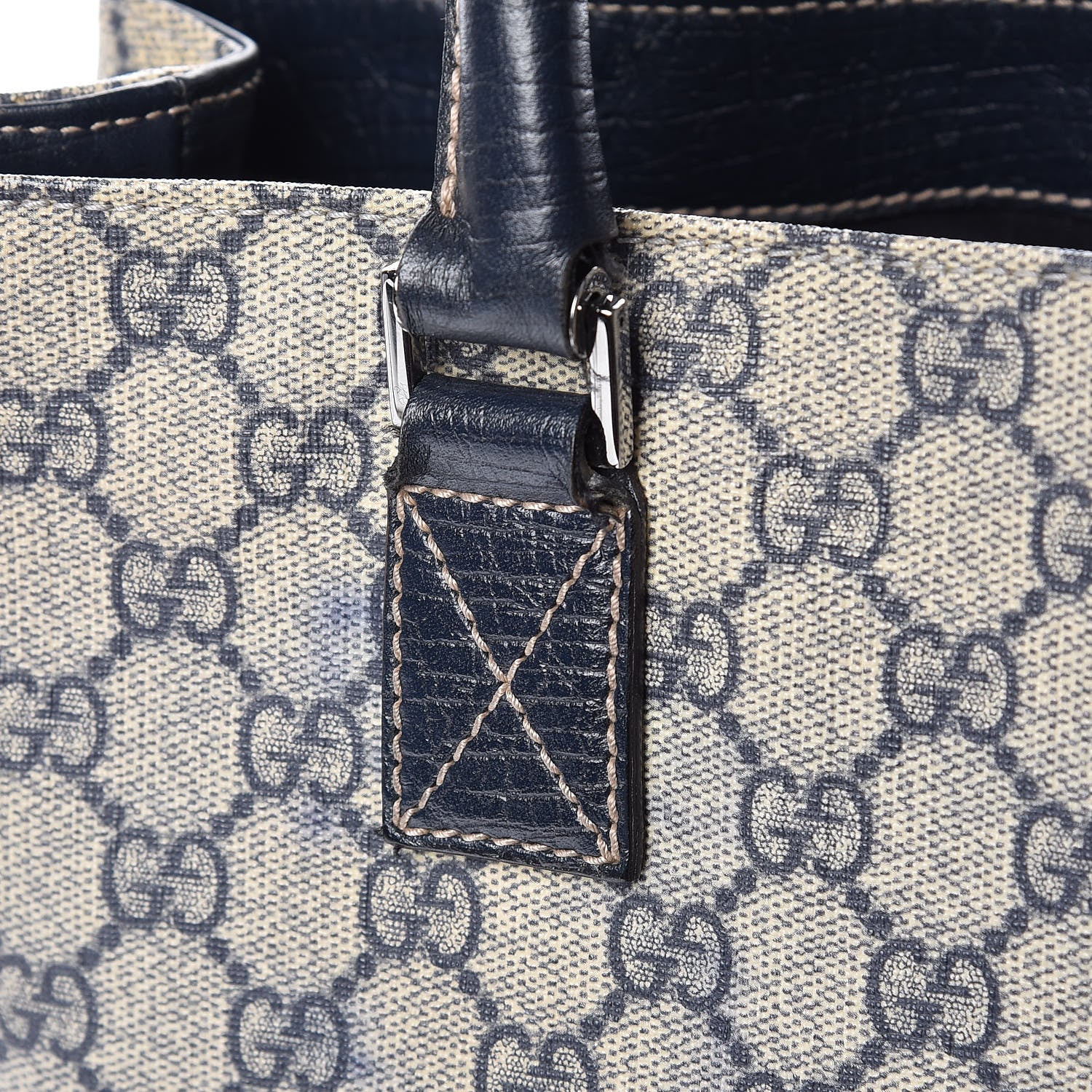 Gucci GG Plus Monogram Small Vertical Tote Blue 26 of 26