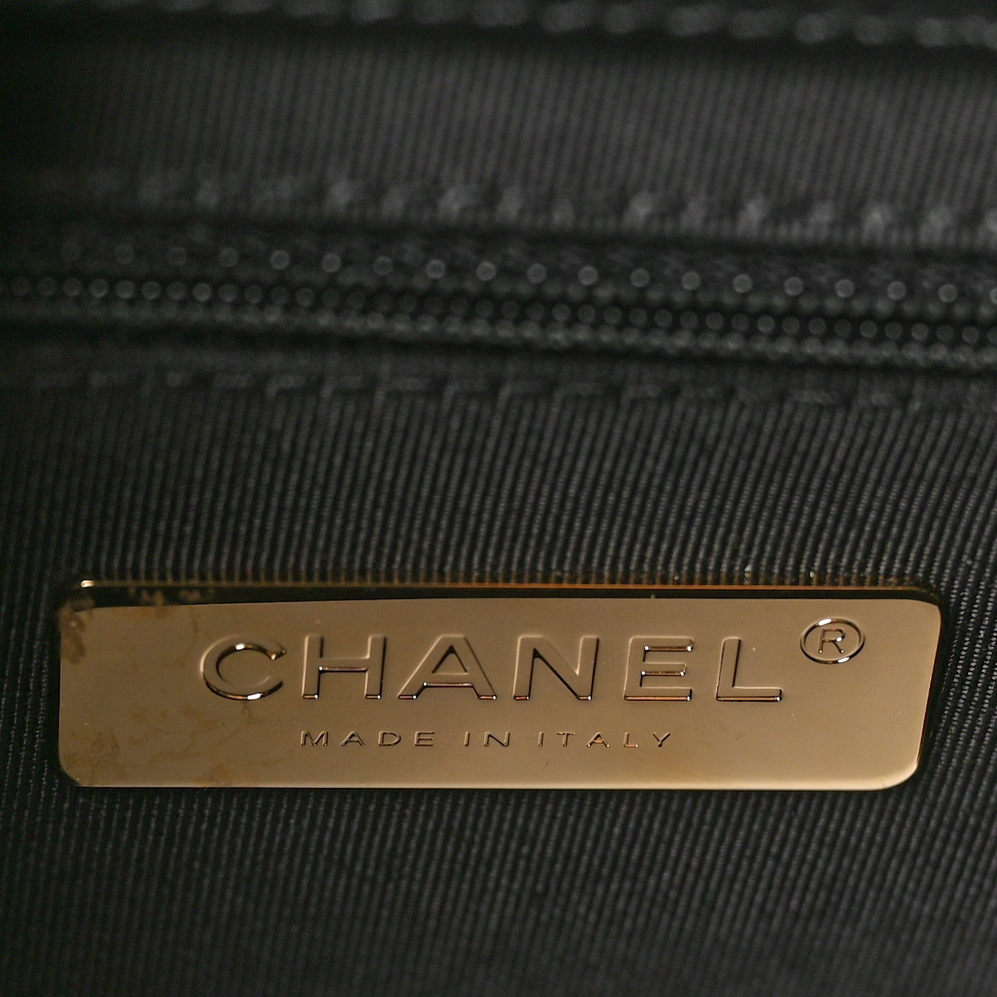Chanel Calfskin Caviar Quilted Chain Handle Flap Black 6 of 12