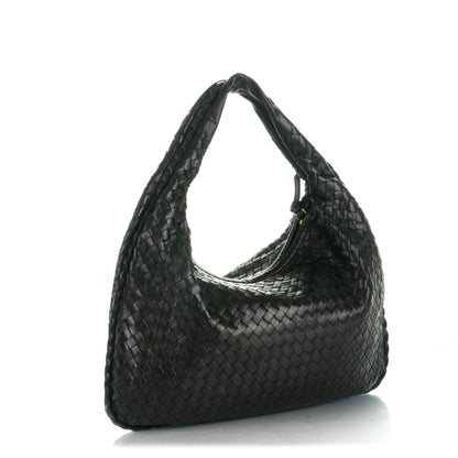 Bottega Veneta Nappa Intrecciato Small Veneta Hobo Nero Black 3 of 8