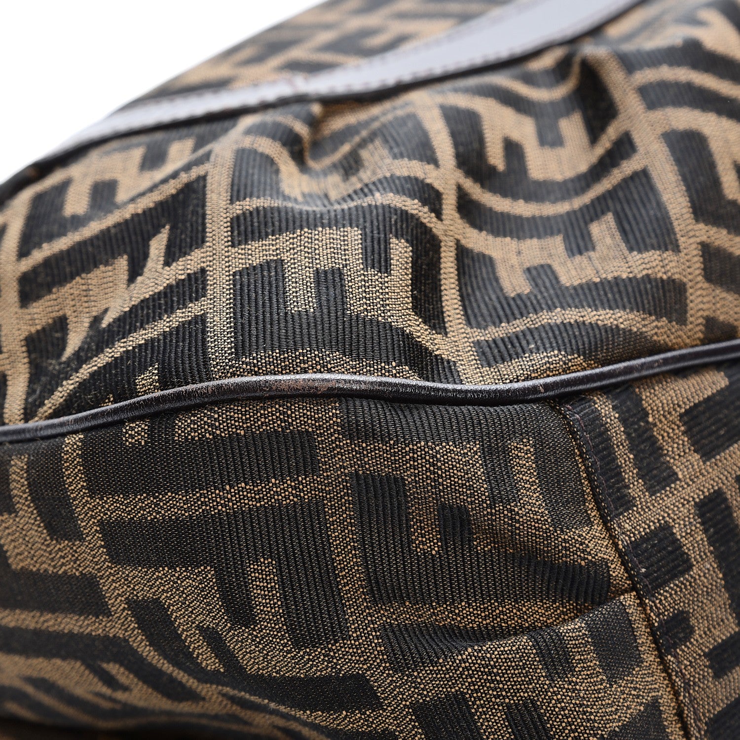 Fendi Zucca Large Chef Shopper Tote Tobacco 8 of 9