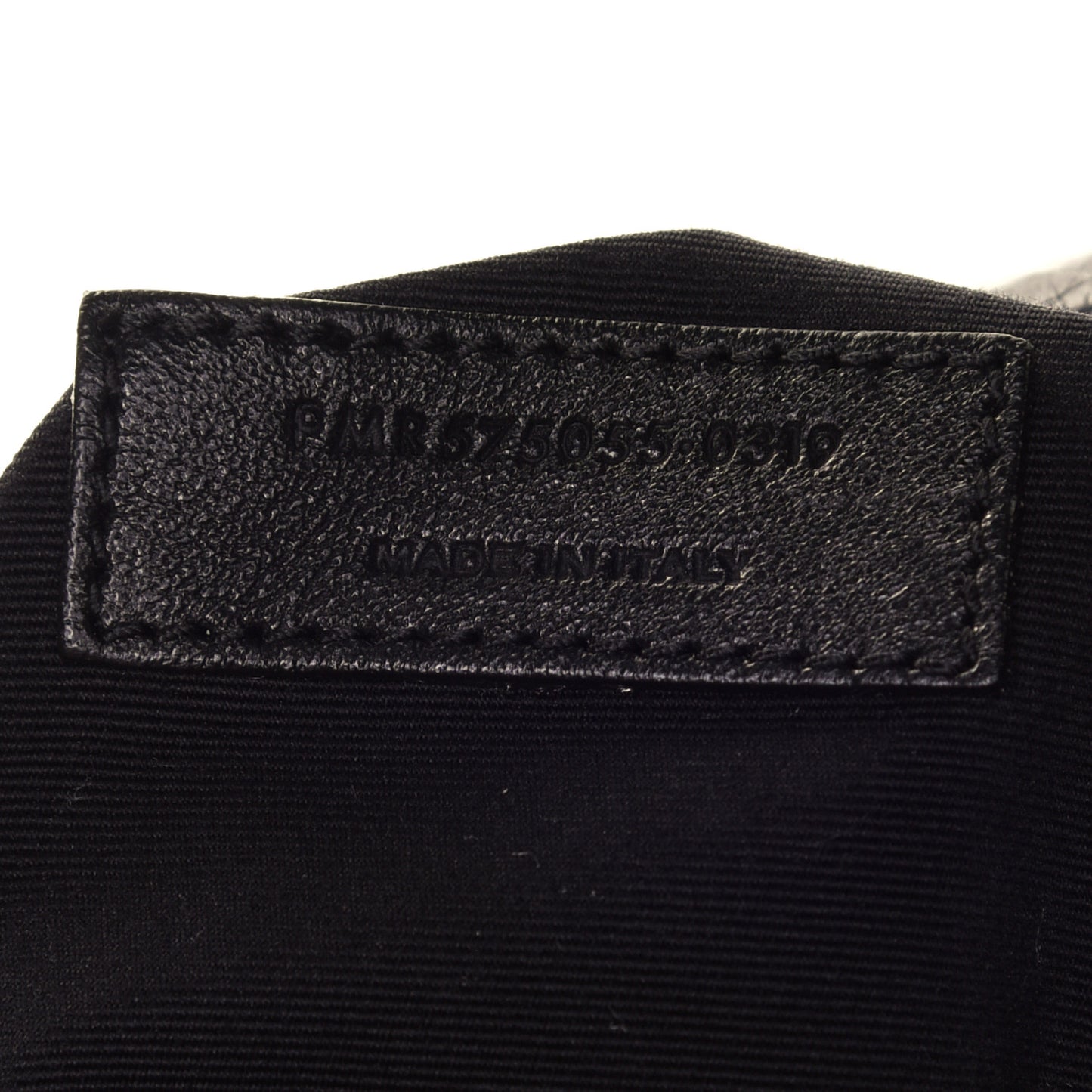 Crinkled Calfskin Matelasse Monogram Medium Niki Chain Satchel Black