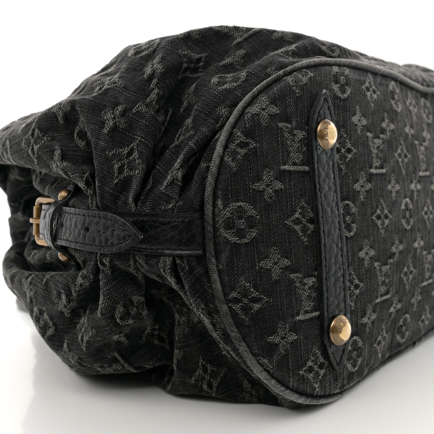 Louis Vuitton Denim Mahina XL Black 7 of 14