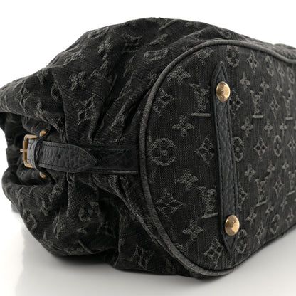 Louis Vuitton Denim Mahina XL Black 7 of 14