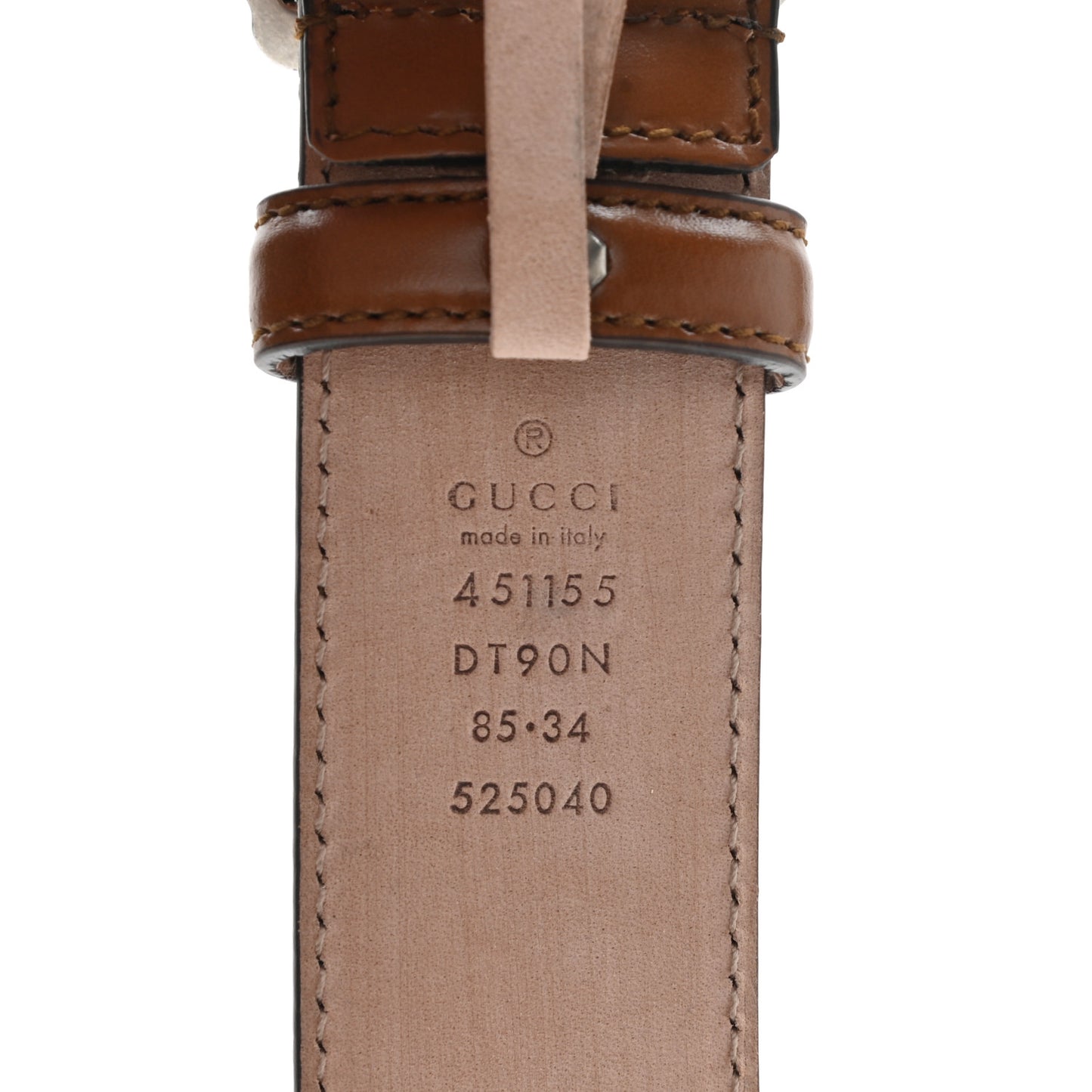 Lisse Calfskin Dionysus 35mm Belt 85 34 Cuir