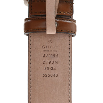 Gucci Lisse Calfskin Dionysus 35mm Belt 85 34 Cuir 3 of 5