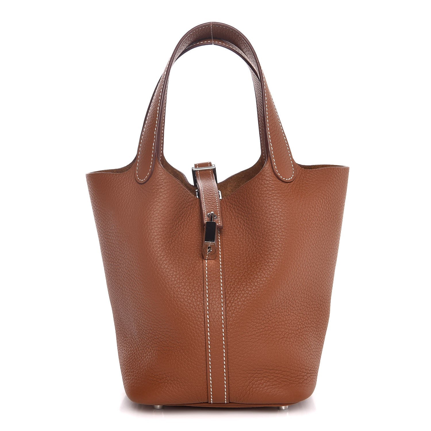 Hermes Taurillon Clemence Picotin Lock 18 PM Gold 1 of 7
