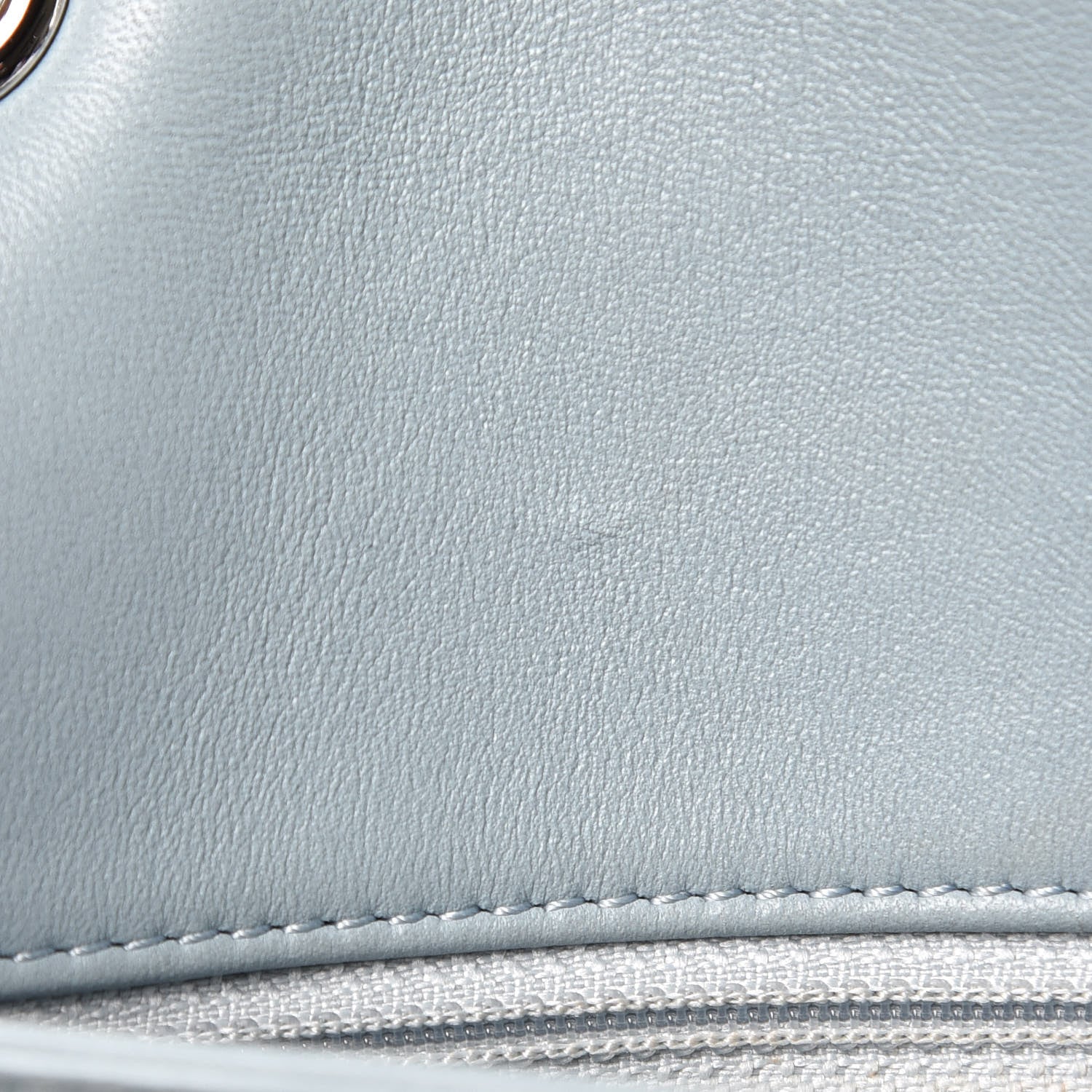 Chanel Lambskin Quilted 2 Pocket Messenger Flap Light Blue 12 of 12