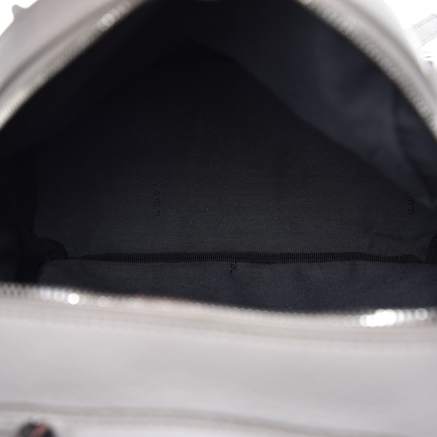 Fendi Vitello Dolce Flowerland Studded Mini Backpack Grigio Polvere Multicolor 7 of 15