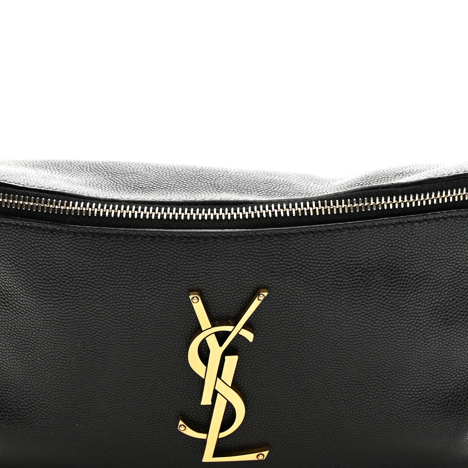 Saint Laurent Grain De Poudre Monogram Belt Bag Black 15 of 21