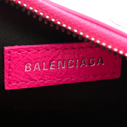 Balenciaga Agneau Arena Le Cagole Shoulder Bag XS Hot Pink 7 of 12