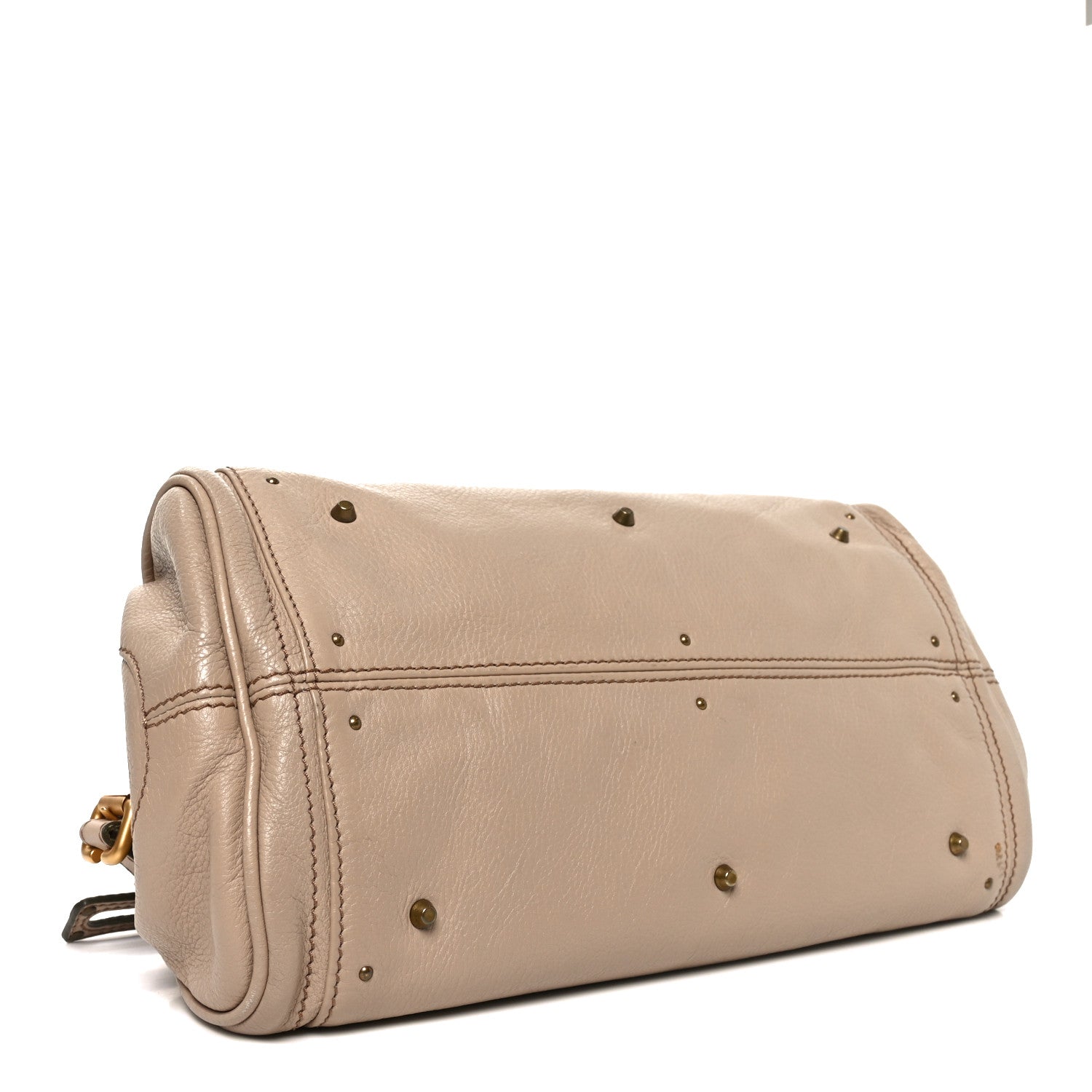 Chloe Calfskin Medium Paddington Satchel Beige 4 of 10