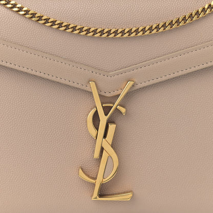 Saint Laurent Grain De Poudre Monogram Cassandra Clasp Bag Beige 8 of 12