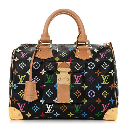 Louis Vuitton Monogram Multicolor Speedy 30 Black 1 of 11
