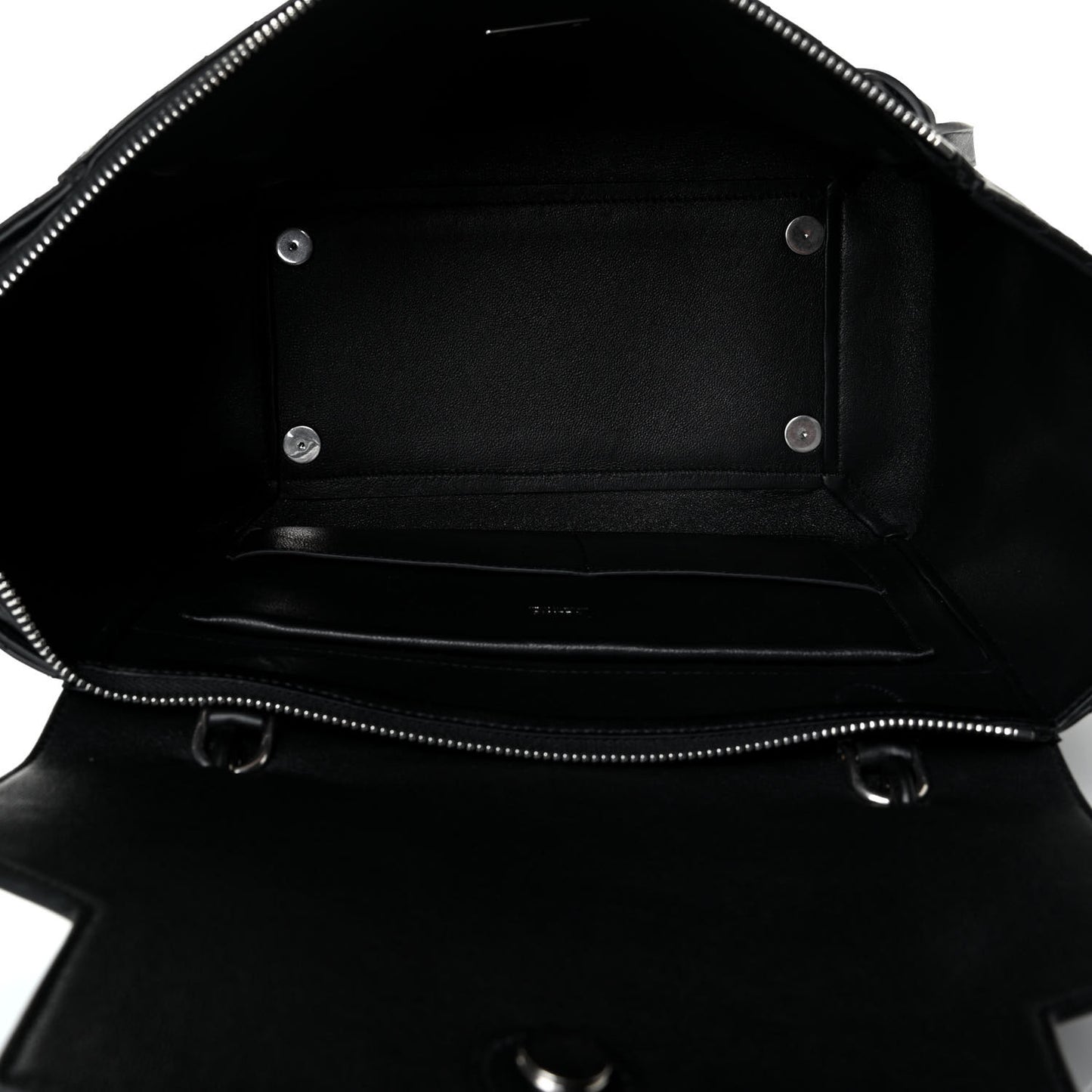 Calfskin Diagonal Quilted Mini Belt Bag Black