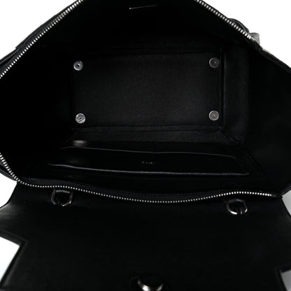 Celine Calfskin Diagonal Quilted Mini Belt Bag Black 4 of 5